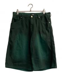 X-LARGE（エクストララージ）の古着「SPRAYDYE SHORT PANTS」｜グリーン