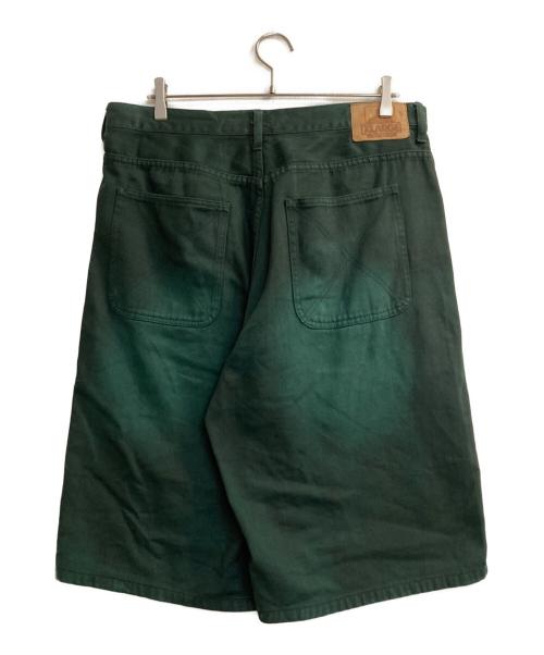 X-LARGE（エクストララージ）X-LARGE (エクストララージ) SPRAYDYE SHORT PANTS グリーン サイズ:36の古着・服飾アイテム