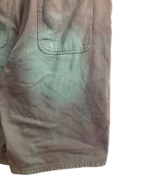 X-LARGE（エクストララージ）X-LARGE (エクストララージ) SPRAYDYE SHORT PANTS グリーン サイズ:36の古着・服飾アイテム
