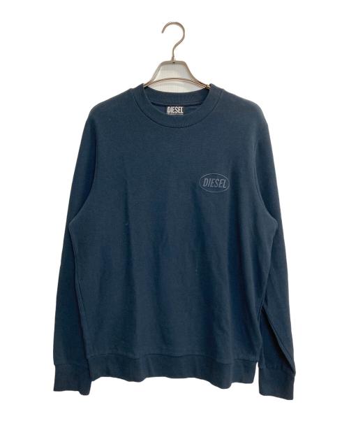 DIESEL（ディーゼル）DIESEL (ディーゼル) カットソー ネイビー サイズ:Ｌの古着・服飾アイテム