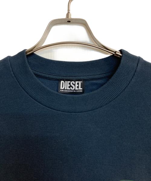 DIESEL（ディーゼル）DIESEL (ディーゼル) カットソー ネイビー サイズ:Ｌの古着・服飾アイテム