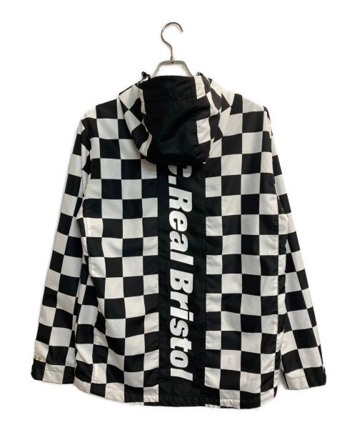 F.C.R.B.（エフシーレアルブリストル）F.C.R.B. (エフシーレアルブリストル) PRACTICE JACKET ホワイト×ブラック サイズ:Lの古着・服飾アイテム