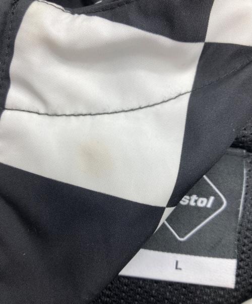 F.C.R.B.（エフシーレアルブリストル）F.C.R.B. (エフシーレアルブリストル) PRACTICE JACKET ホワイト×ブラック サイズ:Lの古着・服飾アイテム