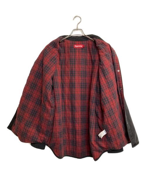 SUPREME（シュプリーム）SUPREME (シュプリーム) Quilted Lined Denim Snap Shirt ブラック サイズ:ＸＬの古着・服飾アイテム