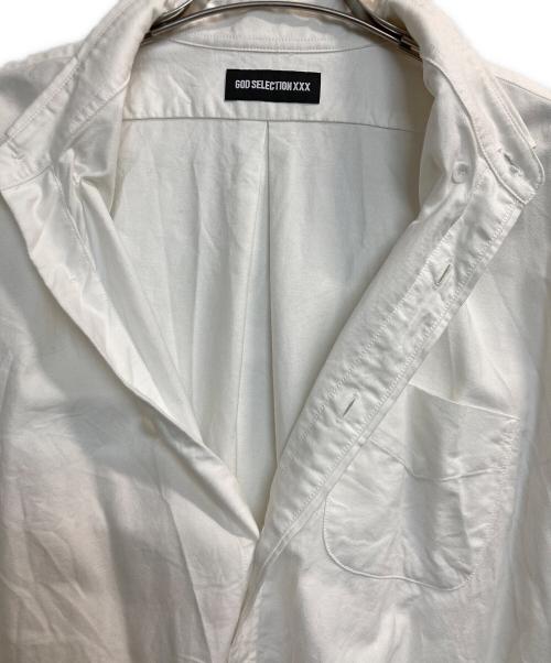 GOD SELECTION XXX（ゴッド セレクション トリプルエックス）GOD SELECTION XXX (ゴッド セレクション トリプルエックス) B.D SHIRT ホワイト サイズ:Lの古着・服飾アイテム