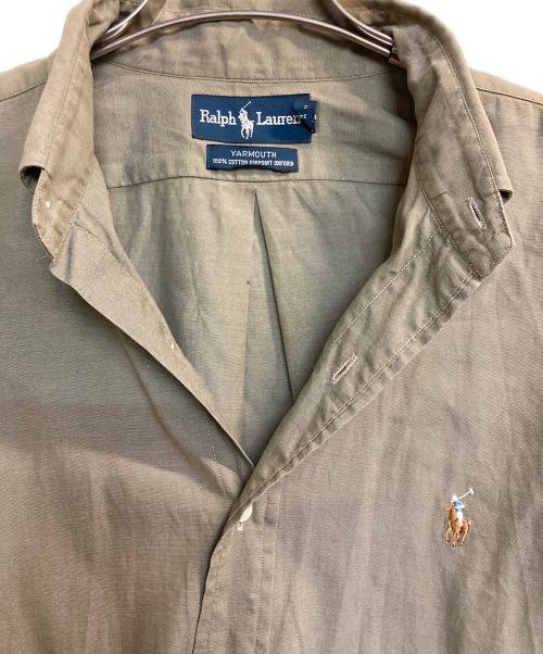 RALPH LAUREN（ラルフローレン）RALPH LAUREN (ラルフローレン) 90s YARMOUTH B.D. SHIRTS カーキ サイズ:16の古着・服飾アイテム
