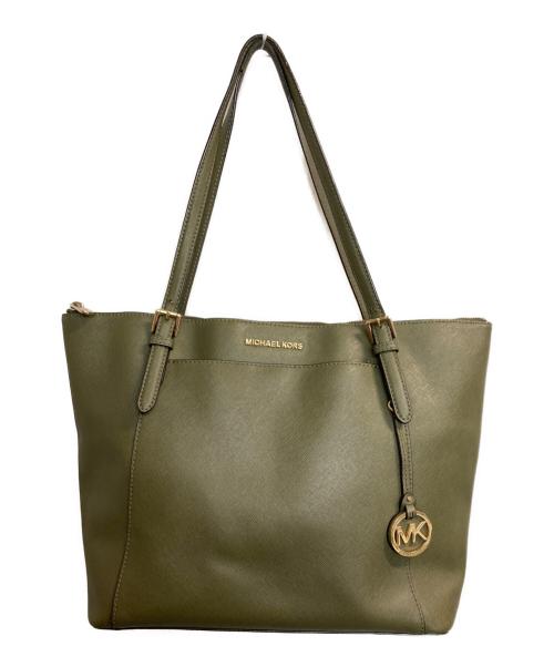 MICHAEL KORS（マイケルコース）MICHAEL KORS (マイケルコース) トートバッグ オリーブの古着・服飾アイテム
