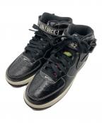 NIKEナイキ）の古着「AIR FORCE 1 MID '07 LX BLACK/BLACK-PALE IVORY」｜ブラック