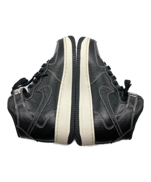 NIKE（ナイキ）NIKE (ナイキ) AIR FORCE 1 MID '07 LX BLACK/BLACK-PALE IVORY ブラック サイズ:25cmの古着・服飾アイテム