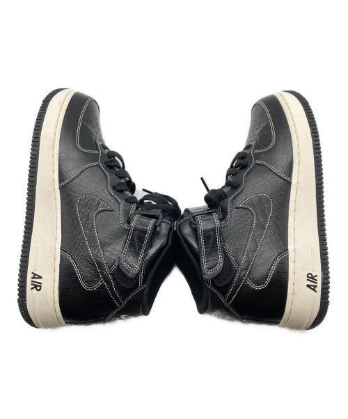 NIKE（ナイキ）NIKE (ナイキ) AIR FORCE 1 MID '07 LX BLACK/BLACK-PALE IVORY ブラック サイズ:25cmの古着・服飾アイテム