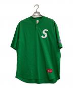 SUPREMEシュプリーム）の古着「S Logo Baseball Henley」｜グリーン