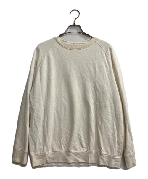 COMOLI（コモリ）COMOLI (コモリ) インレイ起毛 長袖クルー アイボリー サイズ:3の古着・服飾アイテム