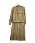 beautiful people (ビューティフルピープル) Ultimate pima twill trench coat/トレンチコート ベージュ サイズ:Ｌ：13000円
