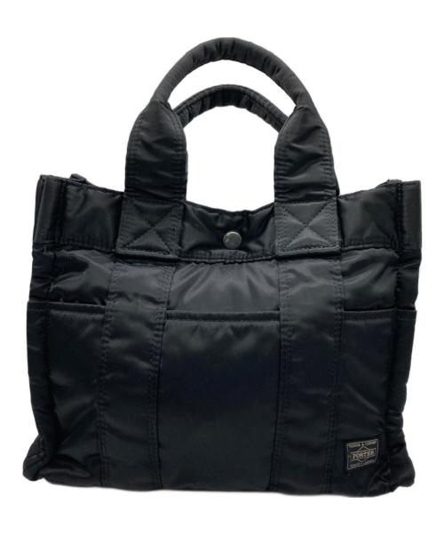 HEAD PORTER（ヘッドポーター）HEAD PORTER (ヘッドポーター) タンカーハンドトートバッグ ブラックの古着・服飾アイテム