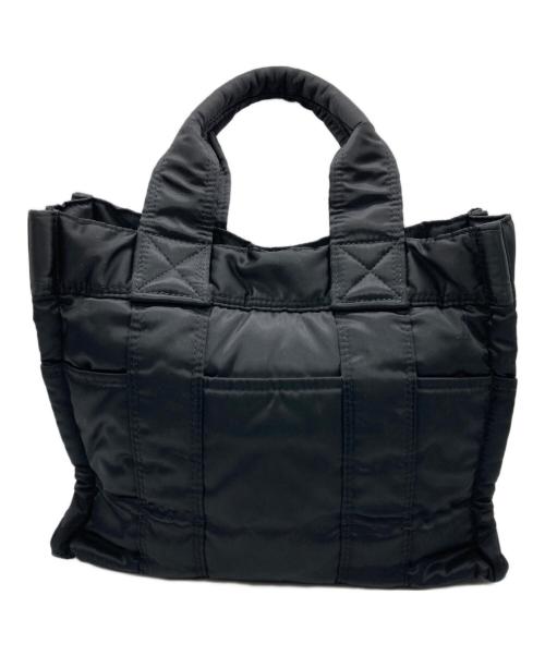 HEAD PORTER（ヘッドポーター）HEAD PORTER (ヘッドポーター) タンカーハンドトートバッグ ブラックの古着・服飾アイテム
