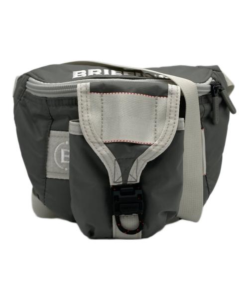 BRIEFING（ブリーフィング）BRIEFING (ブリーフィング) ROUND WAIST POUCH/ゴルフボディーバッグ グレーの古着・服飾アイテム