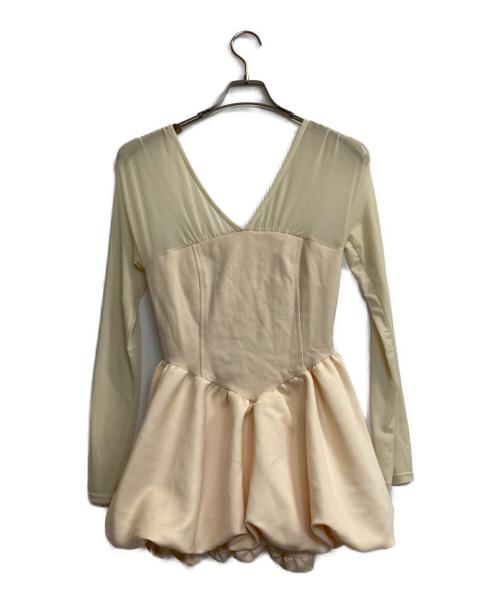 polaura（ポロ―ラ）polaura (ポロ―ラ) ビスチェドッキングバルーントップス アイボリー サイズ:ＦＲＥＥの古着・服飾アイテム