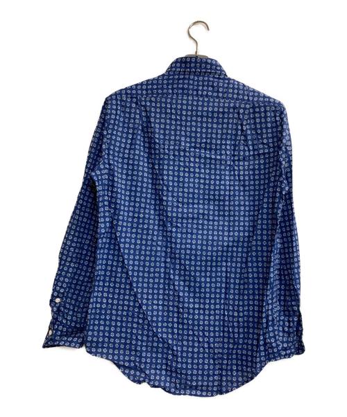 POLO RALPH LAUREN（ポロ・ラルフローレン）POLO RALPH LAUREN (ポロ・ラルフローレン) 総柄シャツ ネイビー サイズ:Ｓの古着・服飾アイテム