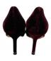 Manolo Blahnik (マノロブラニク) HANGISI ビジュー付きベロアパンプス ボルドー サイズ:381/2：30000円