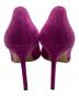 Manolo Blahnik (マノロブラニク) スエードピンヒールパンプス ピンク サイズ:381/2：8000円