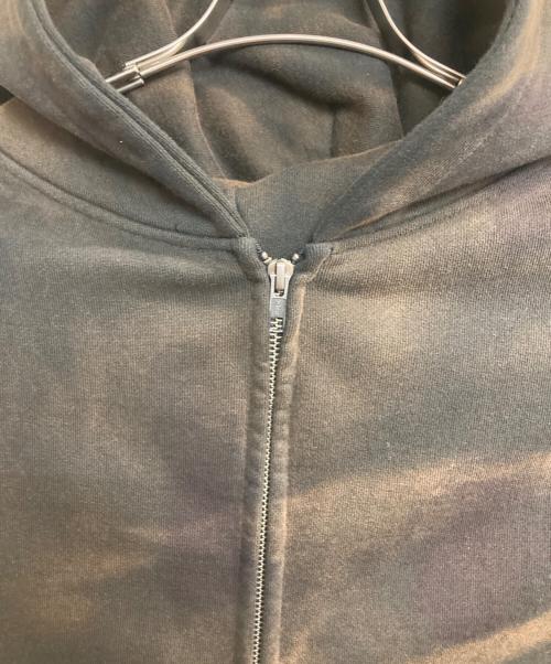 GRANCY（グランシー）GRANCY (グランシー) Triple Zip Design Dirty Hoodie ブラック サイズ:Ｌの古着・服飾アイテム