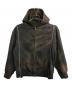 GRANCY（グランシー）の古着「Triple Zip Design Dirty Hoodie」｜ブラック
