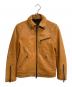 JACKROSE（ジャックローズ）の古着「スタッズライダースジャケット」｜ブラウン