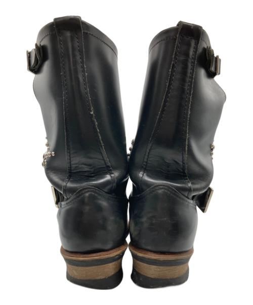 RED WING（レッドウィング）RED WING (レッドウィング) スタッズカスタムエンジニアブーツ ブラック サイズ:USA8.5の古着・服飾アイテム