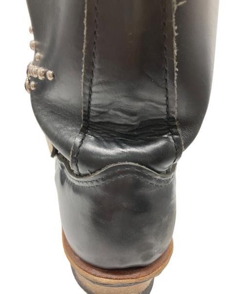 RED WING（レッドウィング）RED WING (レッドウィング) スタッズカスタムエンジニアブーツ ブラック サイズ:USA8.5の古着・服飾アイテム