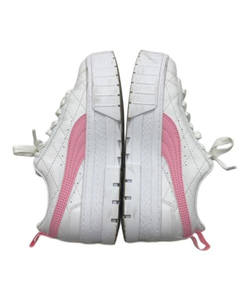 PUMA（プーマ）PUMA (プーマ) Baby Phat (ベイビーファット) 厚底スニーカー ピンク×ホワイト サイズ:23㎝の古着・服飾アイテム