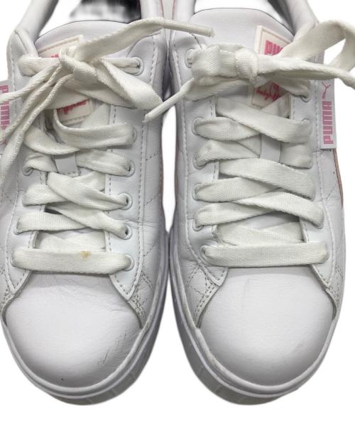PUMA（プーマ）PUMA (プーマ) Baby Phat (ベイビーファット) 厚底スニーカー ピンク×ホワイト サイズ:23㎝の古着・服飾アイテム