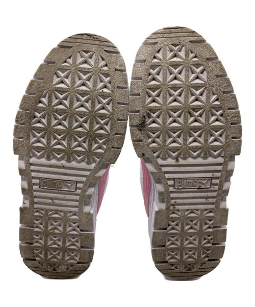 PUMA（プーマ）PUMA (プーマ) Baby Phat (ベイビーファット) 厚底スニーカー ピンク×ホワイト サイズ:23㎝の古着・服飾アイテム