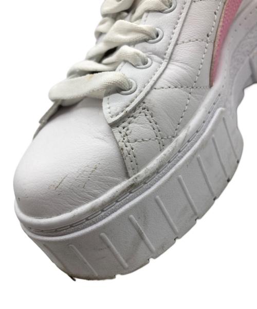PUMA（プーマ）PUMA (プーマ) Baby Phat (ベイビーファット) 厚底スニーカー ピンク×ホワイト サイズ:23㎝の古着・服飾アイテム