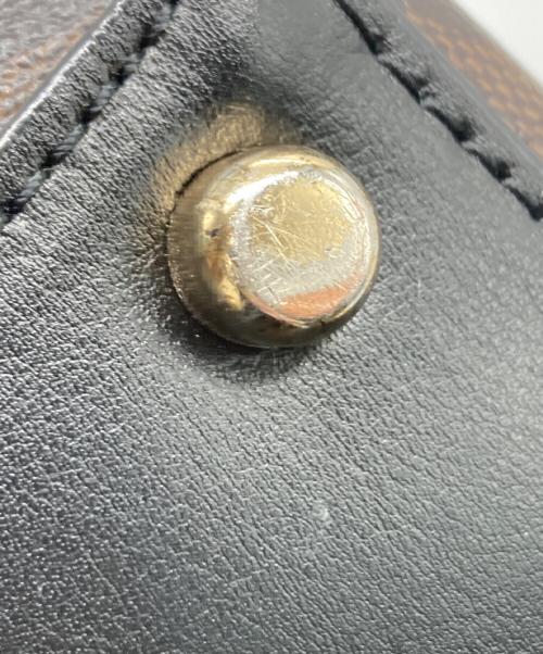 COACH（コーチ）COACH (コーチ) シグネチャー2wayショルダーバッグ ブラック×ブラウンの古着・服飾アイテム