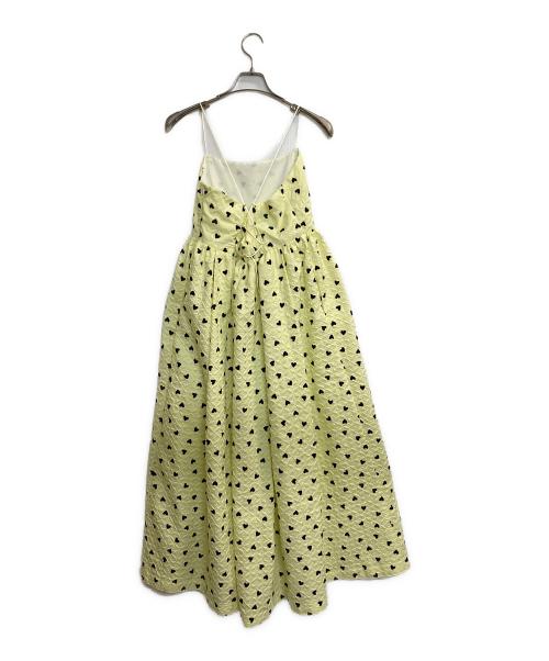 OBLI（オブリ）OBLI (オブリ) ハートキャミワンピース イエロー サイズ:1の古着・服飾アイテム