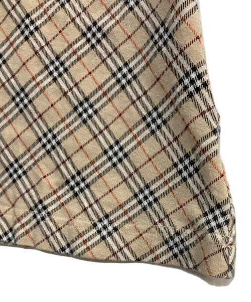 BURBERRY BLUE LABEL（バーバリー ブルー レーベル）BURBERRY BLUE LABEL (バーバリー ブルー レーベル) ノバチェックポロシャツ ベージュ サイズ:38の古着・服飾アイテム