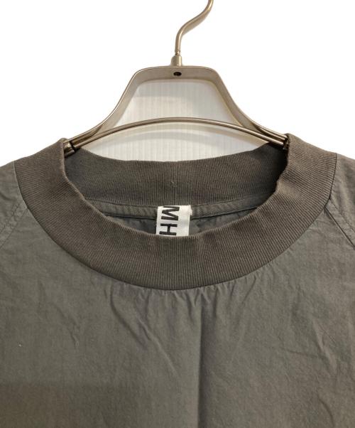 MHL（エムエイチエル）MHL (エムエイチエル) WASHED DRY COTTON POPLIN グレー サイズ:Ｌの古着・服飾アイテム