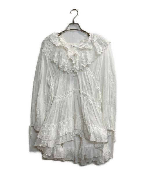 Snidel（スナイデル）Snidel (スナイデル) コットンレースBOHOチュニック ホワイト サイズ:Ｆの古着・服飾アイテム