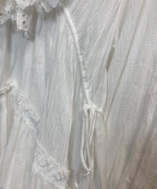 Snidel（スナイデル）Snidel (スナイデル) コットンレースBOHOチュニック ホワイト サイズ:Ｆの古着・服飾アイテム