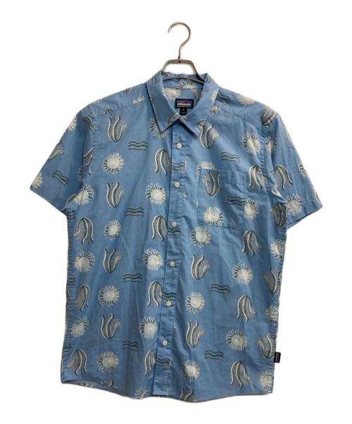 Patagonia（パタゴニア）Patagonia (パタゴニア) メンズ・ゴー・トゥ・シャツ スカイブルー サイズ:Mの古着・服飾アイテム