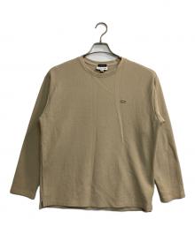 LACOSTE×BEAUTY&YOUTH（ラコステ×ビューティーアンドユース）の古着「別注 1TONE LS TEE」｜ベージュ
