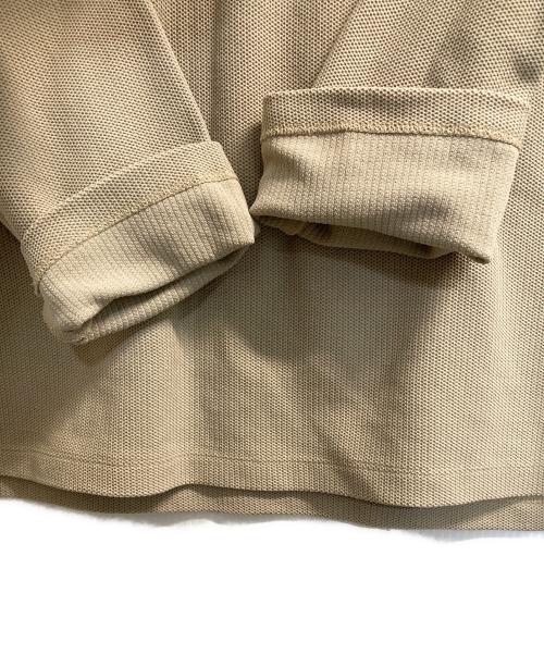LACOSTE（ラコステ）LACOSTE (ラコステ) BEAUTY&YOUTH (ビューティーアンドユース) 別注 1TONE LS TEE ベージュ サイズ:Mの古着・服飾アイテム