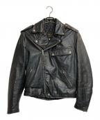 Brooks Leather Sportswearブルックス）の古着「ライダースジャケット」｜ブラック