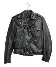 Brooks Leather Sportswear（ブルックス）の古着「ライダースジャケット」｜ブラック