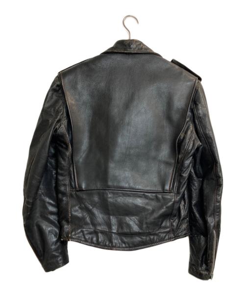 Brooks Leather Sportswear（ブルックス）Brooks Leather Sportswear (ブルックス) ライダースジャケット ブラック サイズ:40の古着・服飾アイテム