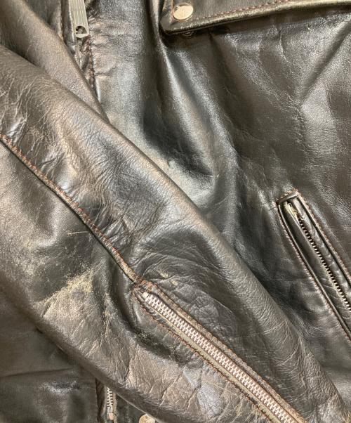 Brooks Leather Sportswear（ブルックス）Brooks Leather Sportswear (ブルックス) ライダースジャケット ブラック サイズ:40の古着・服飾アイテム