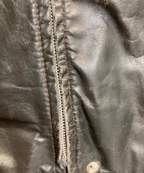 Brooks Leather Sportswear（ブルックス）Brooks Leather Sportswear (ブルックス) ライダースジャケット ブラック サイズ:40の古着・服飾アイテム