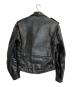 Brooks Leather Sportswear (ブルックス) ライダースジャケット ブラック サイズ:40：10000円