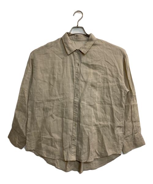 lusteek（ラスティーク）LUSTEEK (ラスティーク) シアーラミーシャツ ベージュ サイズ:３８の古着・服飾アイテム