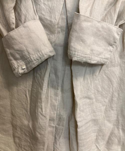 lusteek（ラスティーク）LUSTEEK (ラスティーク) シアーラミーシャツ ベージュ サイズ:３８の古着・服飾アイテム